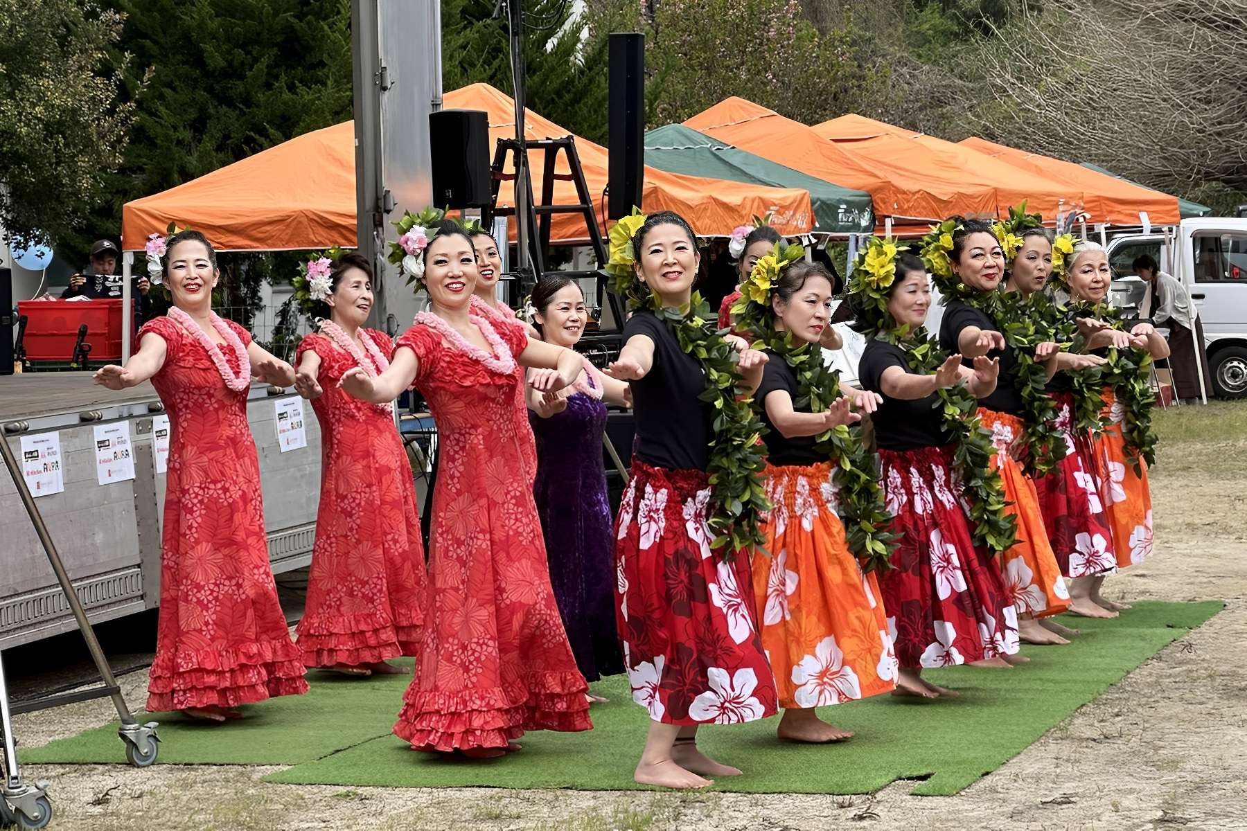 周防大島 “フラダンスステージ”