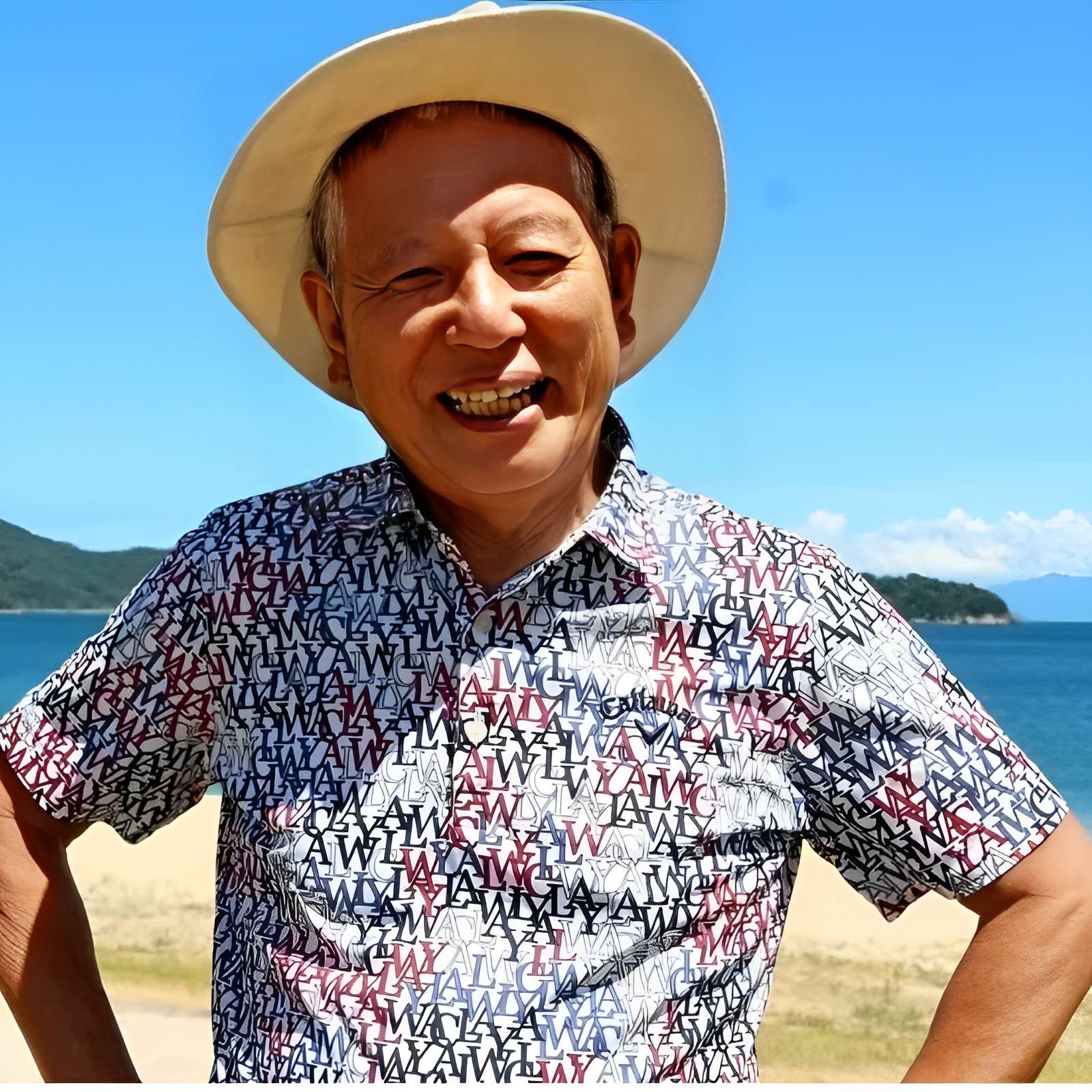清水国明さん（主催企業社長）