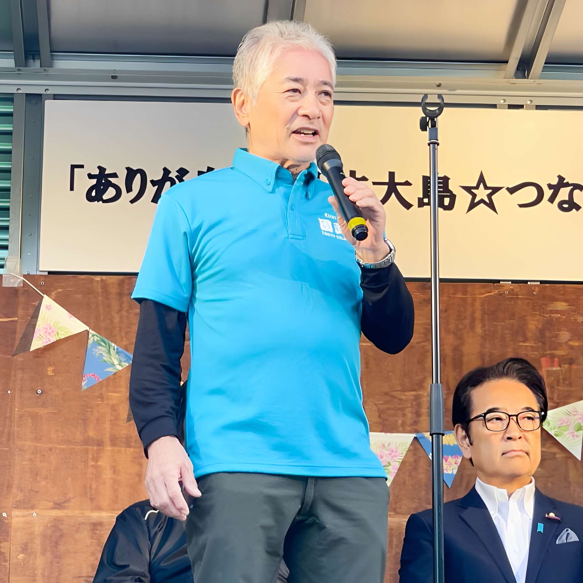 ジェームス文護さん（主催企業会長）