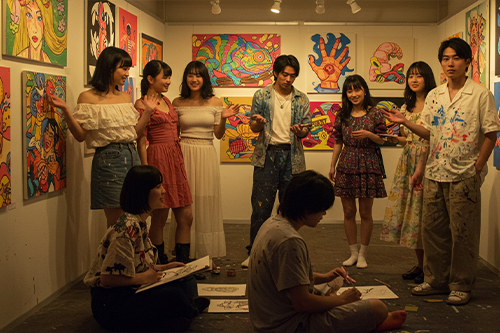 アート＆映像作品の自由展示スペース